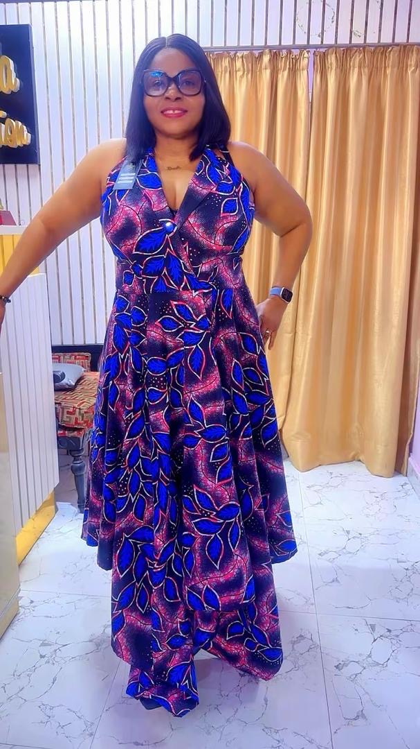 Ankara Handkerchief Dress