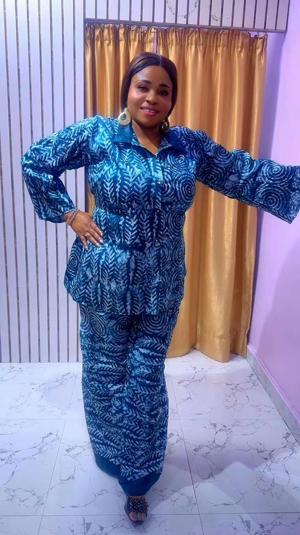 Two-Piece Trendy Adire