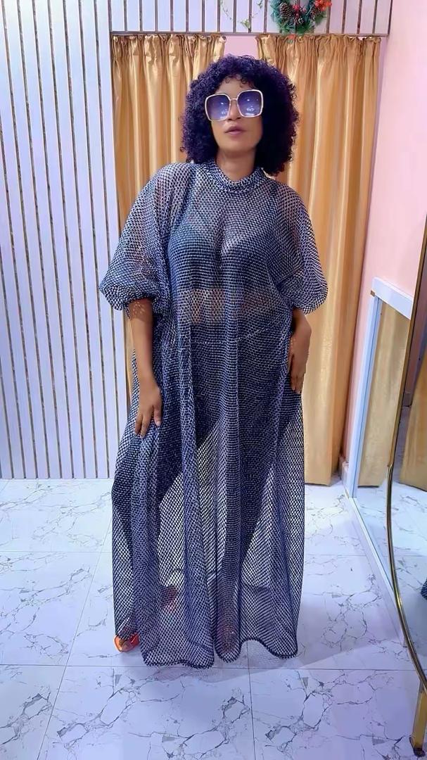Unique Boubou Net Gown