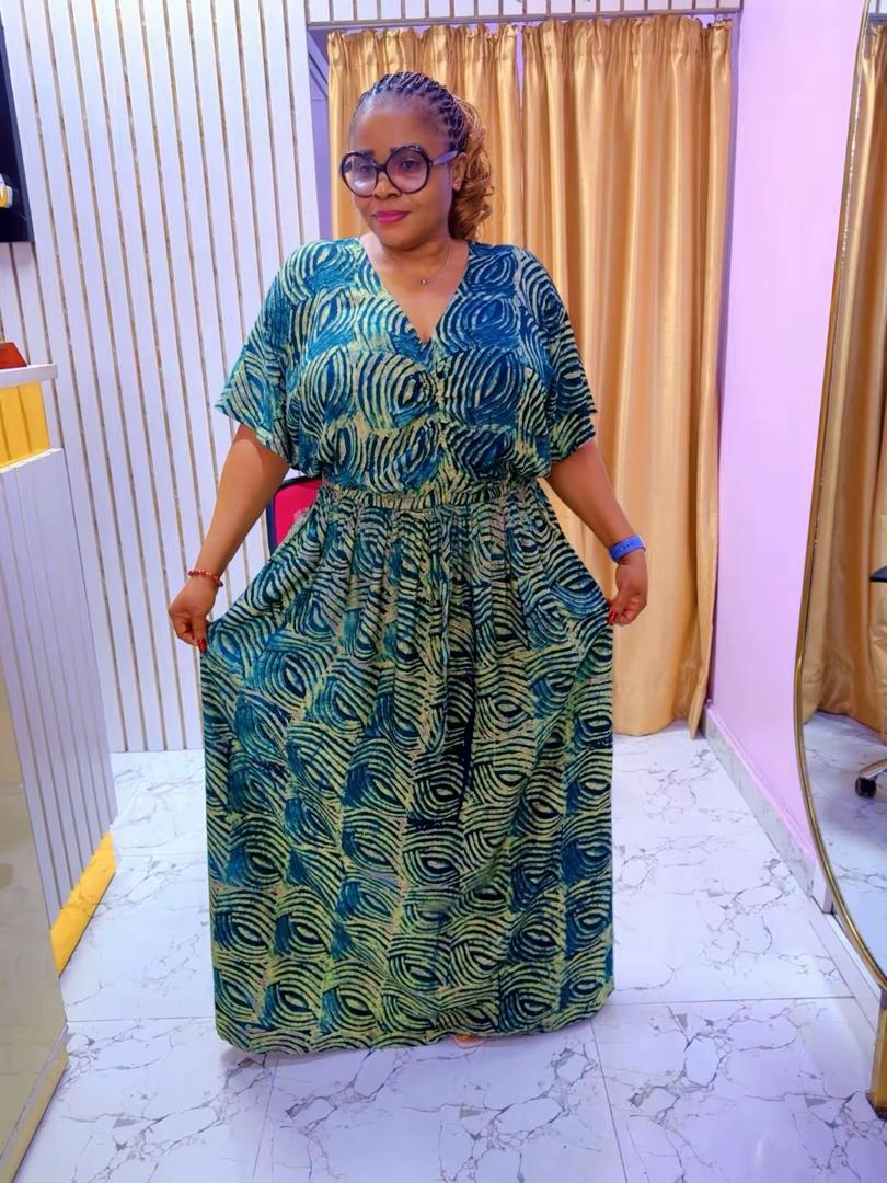 Green Adire 2-Piece